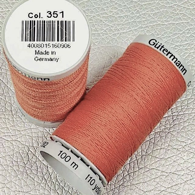 Gutermann garen extra sterk Kleur 351 oranje