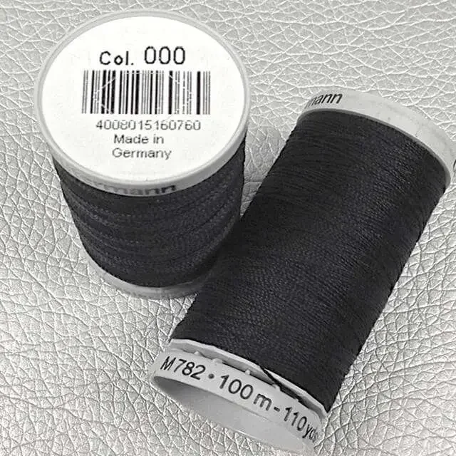 Gutermann garen extra sterk Kleur 000 zwart