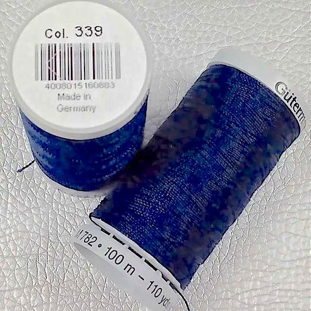 Gutermann garen extra sterk kleur 339 donker blauw