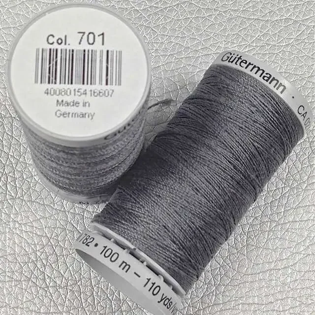 Gutermann garen extra sterk kleur 701 antraciet