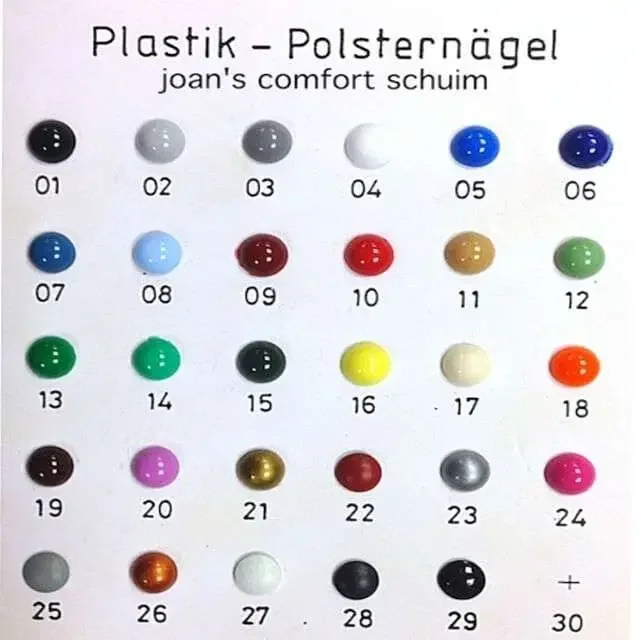 kunststof siernagels per 50 stuks