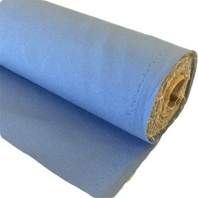 Outdoorstof Uni  ijs blauw 160 cm breed