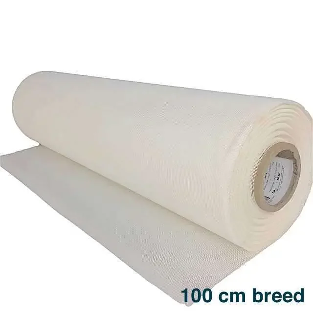 Onderdoek ruitex wit voering buitenkussen  100 cm breed