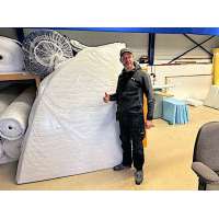 Diverse product foto's matras in elke maat, vorm en model