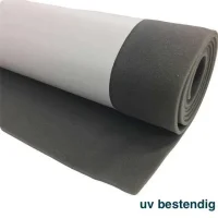 Wandbekleding kunstleer wit pisa met foam laag project kwaliteit 140 cm breed