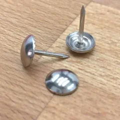 100 siernagels zilver kleur kop 9,5 mm