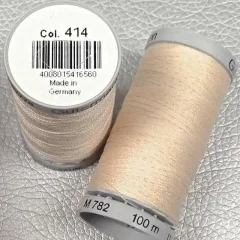 Gutermann garen extra sterk kleur 414 donker creme