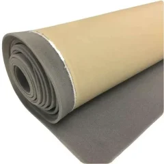 Wandbekleding kunstleer XP beige met foam laag 140 cm breed