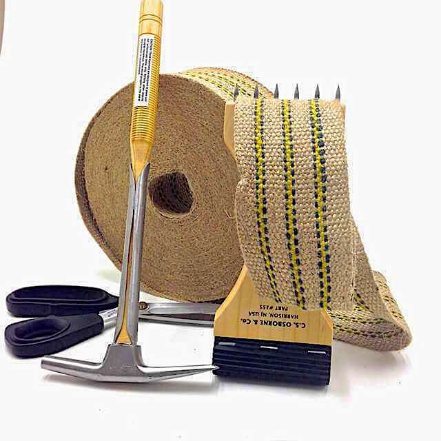 Jute singelband 70 mm 